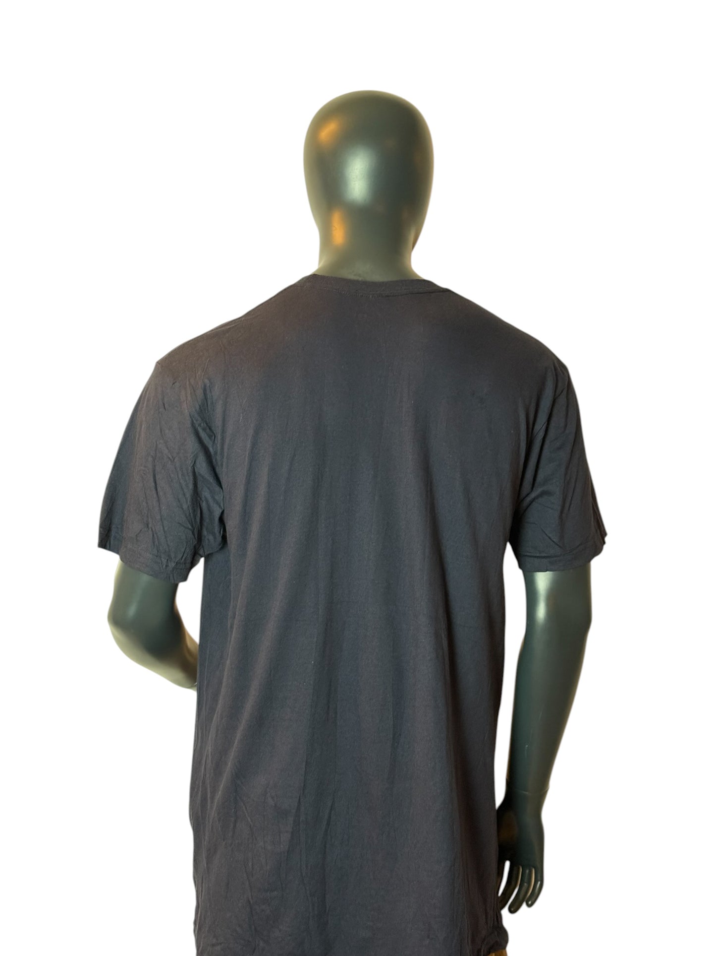 Vintage Office Football Pool Graphic T Shirt Black Yellow Logo Size L