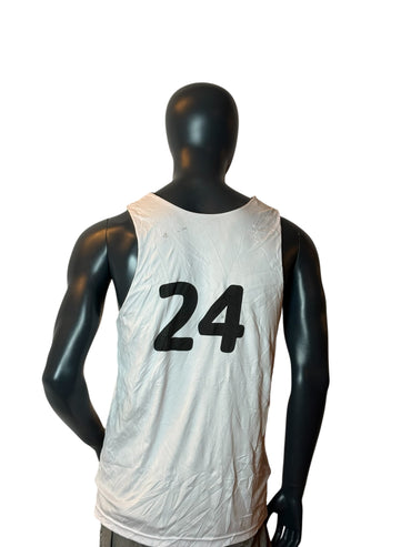 Maillot réversible vintage YMCA blanc noir taille L