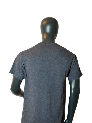 T-shirt vintage graphique gris « Learning Is A Great Adventure » taille L