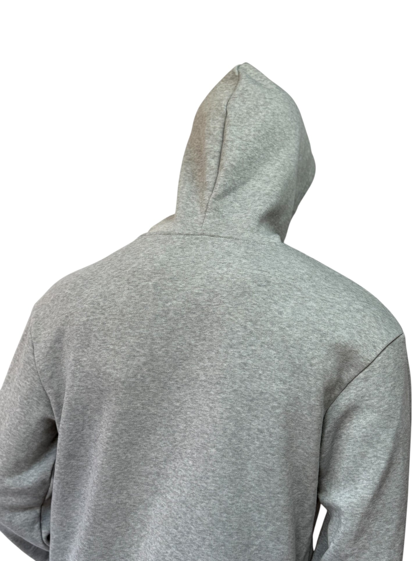 Vintage Style Hoodie, Grau, 90s Retro Streetwear Sweater Size M