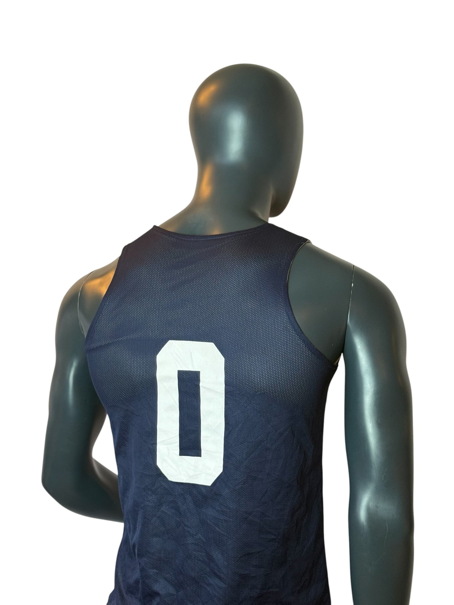 Alexandria Basketball Jersey Navy Mesh Vintage Number 0 Size S