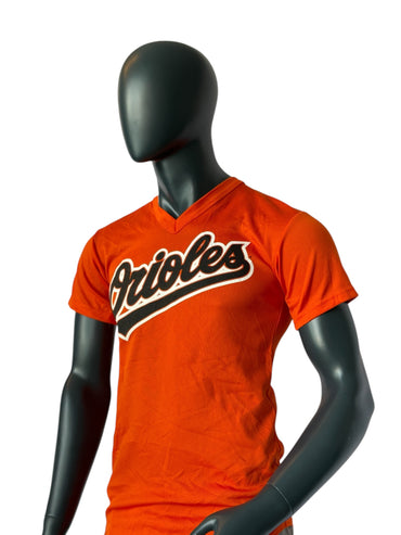 Maillot de baseball vintage des Orioles orange numéro 11 Majestic style MLB Streetwear unisexe taille S