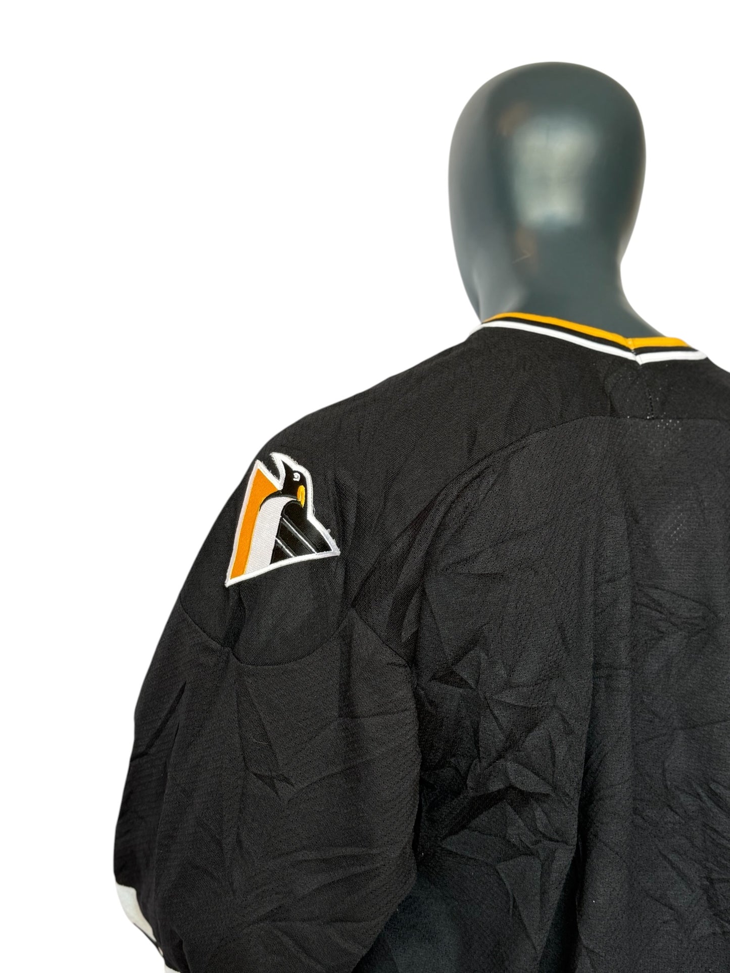 Vintage Pittsburgh Penguins Hockey Jersey Schwarz Gelb NHL Style Streetwear Oversized Unisex – RetroPieces