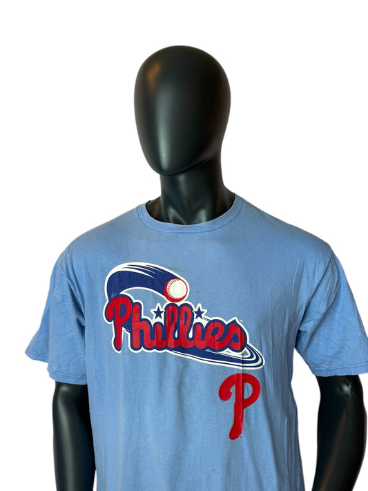 Vintage Philadelphia Phillies Bryce Harper T Shirt Baby Blue