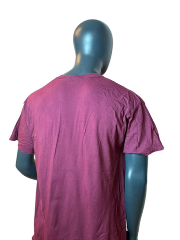 T-shirt vintage de baseball West Orange Cowboys bordeaux taille XL