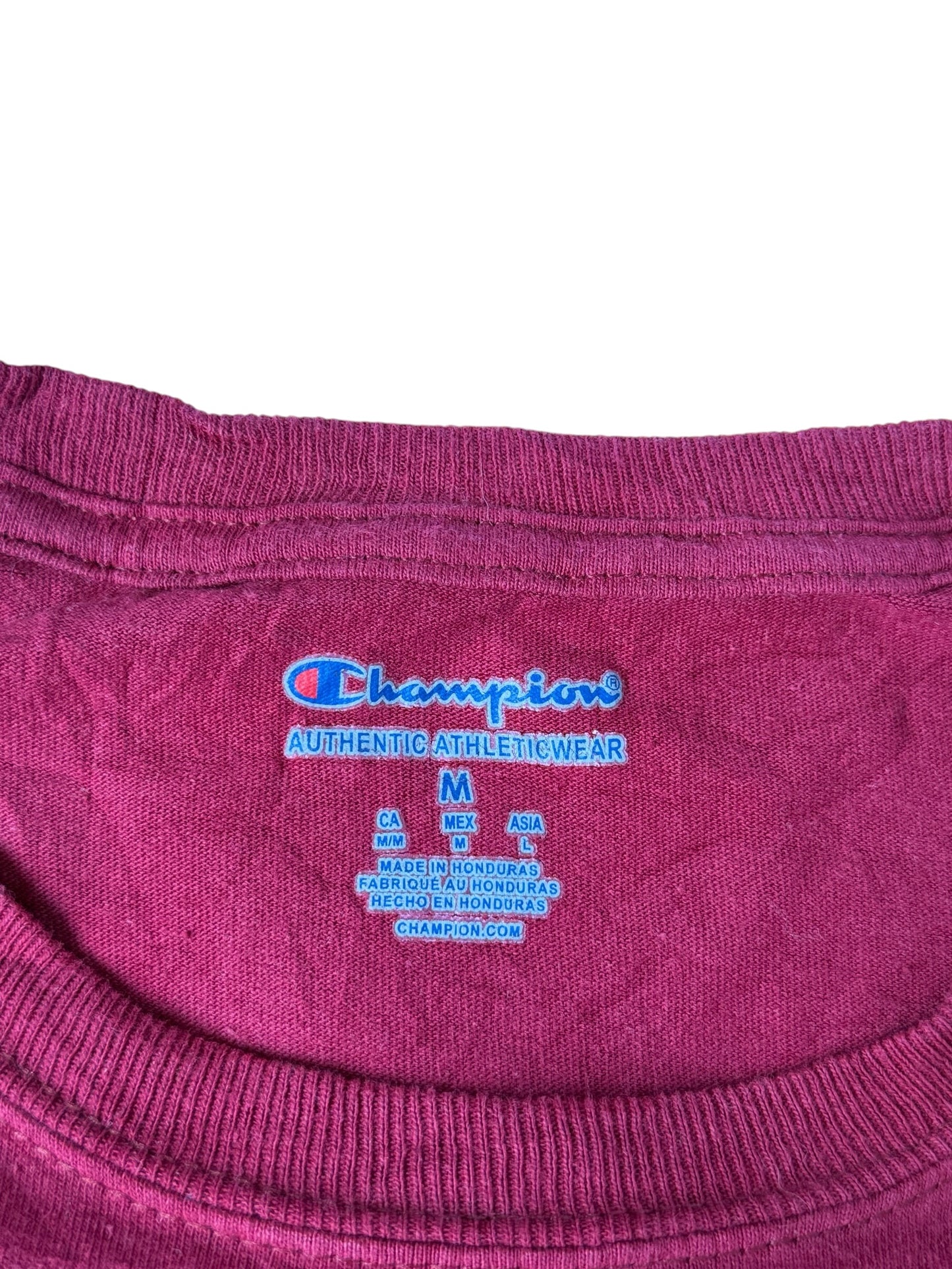Champion Carolina Mom T Shirt Red Retro Vintage College Tee Size M
