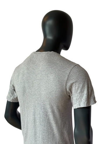 T-shirt Nike vintage style rétro logo gris rouge Swoosh streetwear Y2K taille S