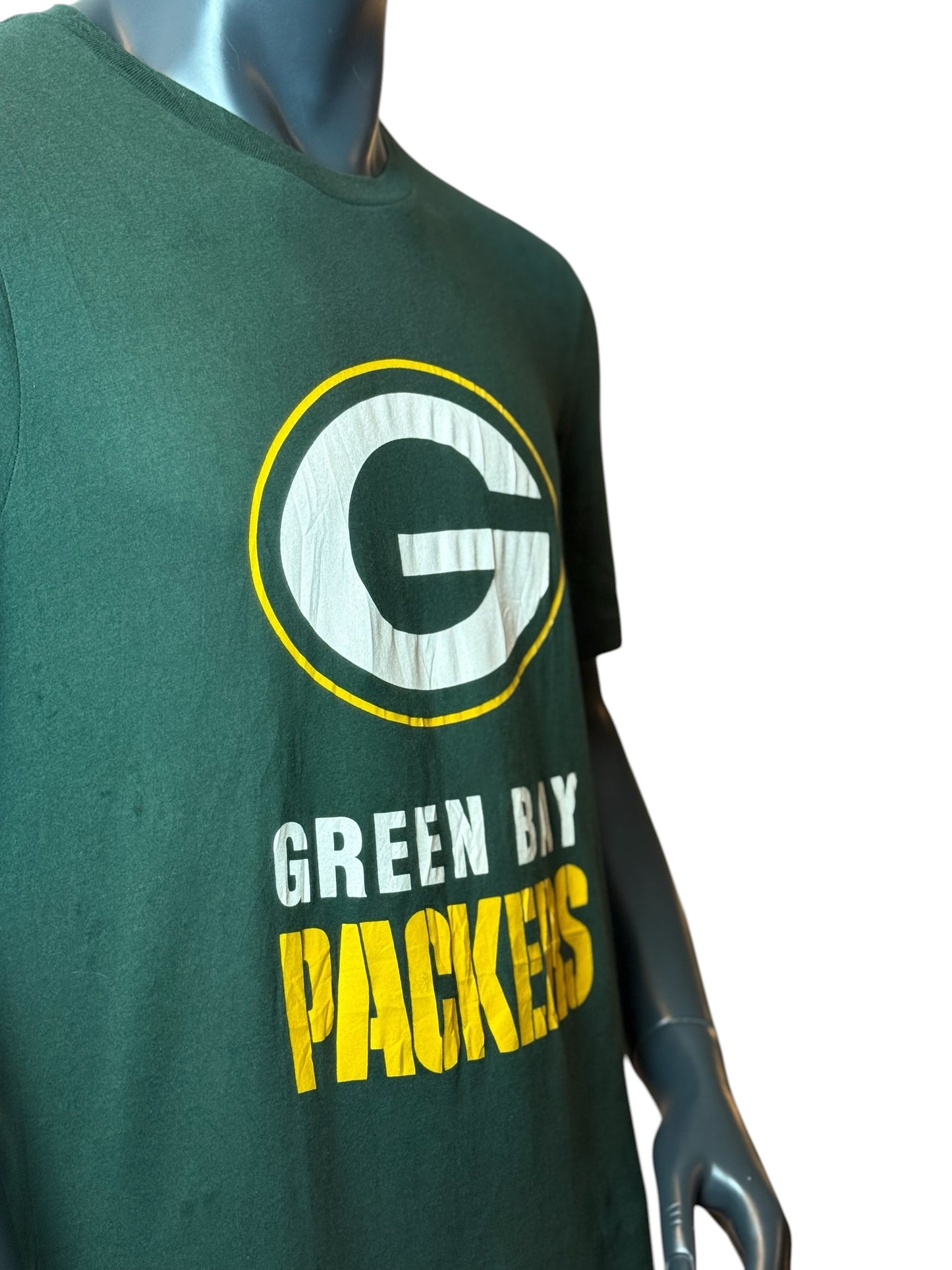 Green Bay Packers T-Shirt Green NFL Football Tee Size L