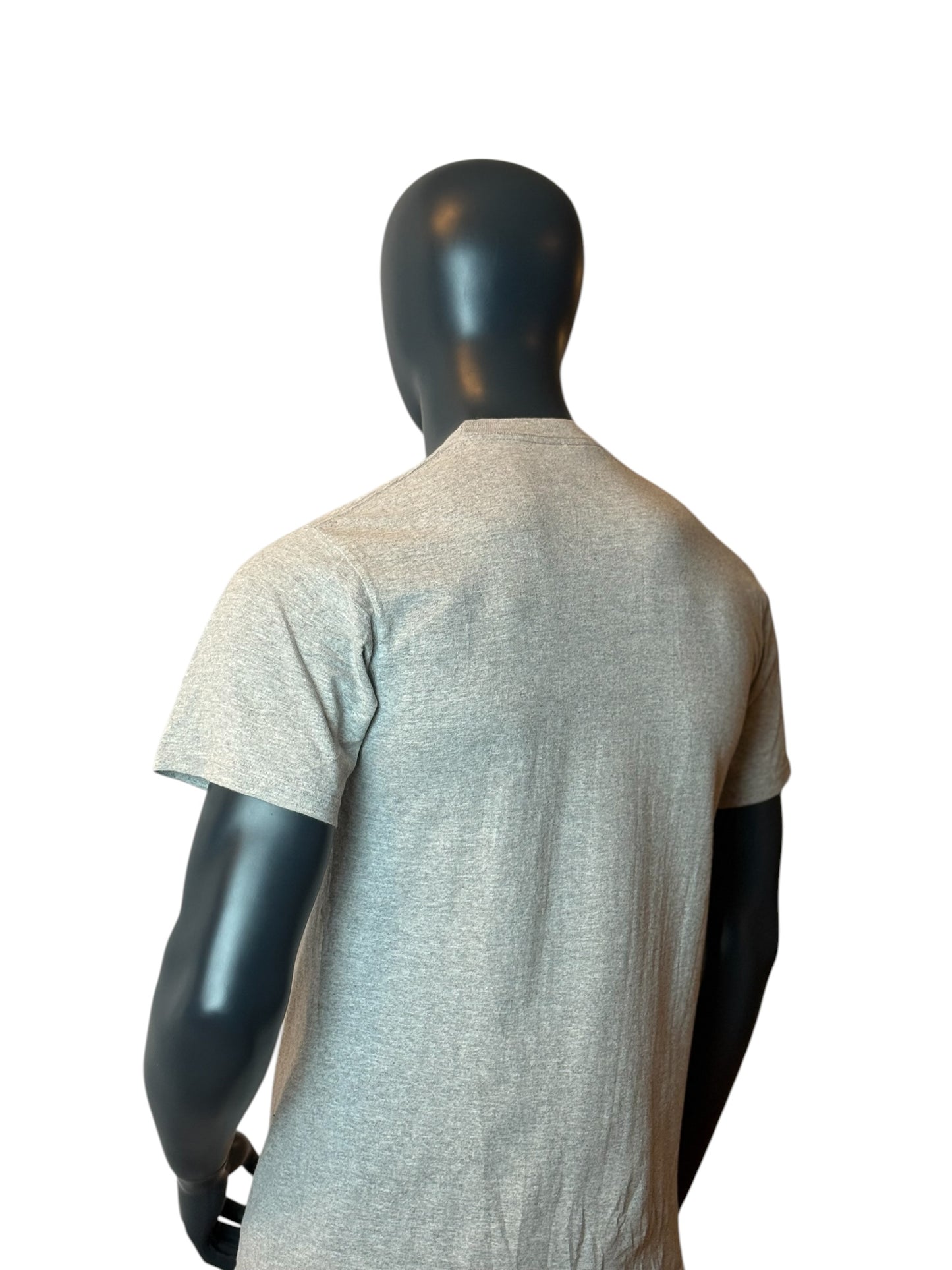 National Guard USA T-Shirt Grey Retro Vintage Military Tee Size M