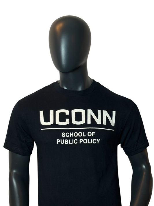 UCONN T-Shirt Black Retro Vintage College Tee