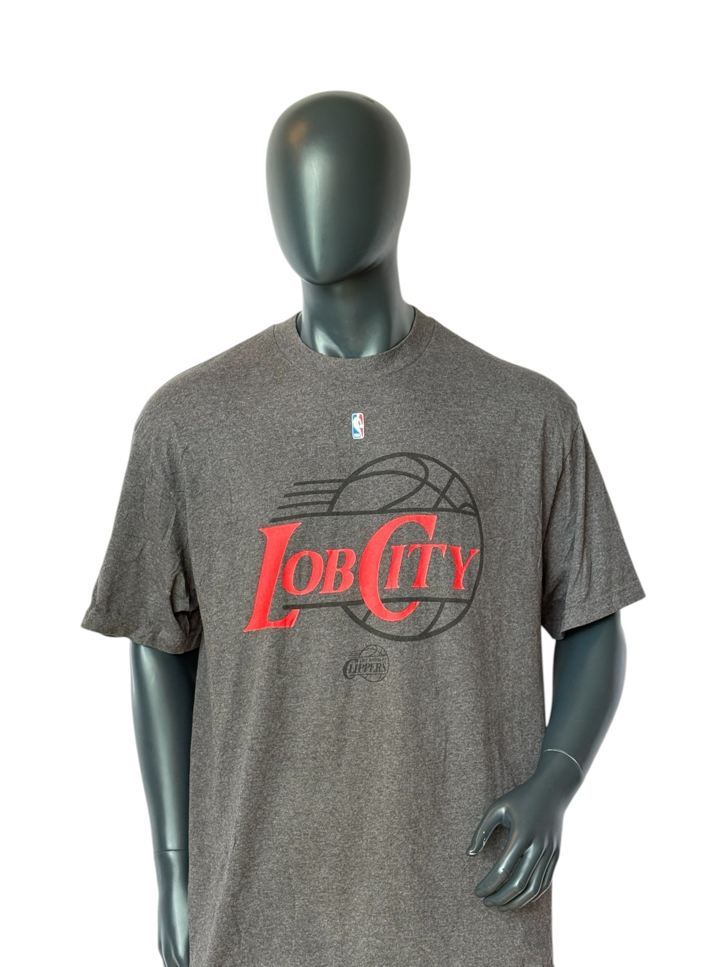 LA Clippers “Lob City” NBA Vintage T-Shirt Grey Size XL