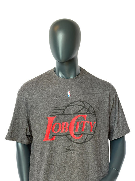 LA Clippers Lob City NBA Vintage T-Shirt Grey