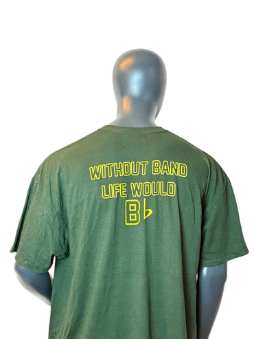 T-shirt vert Vintage Retro Northland Vikings Marching Band 2014 Taille XL