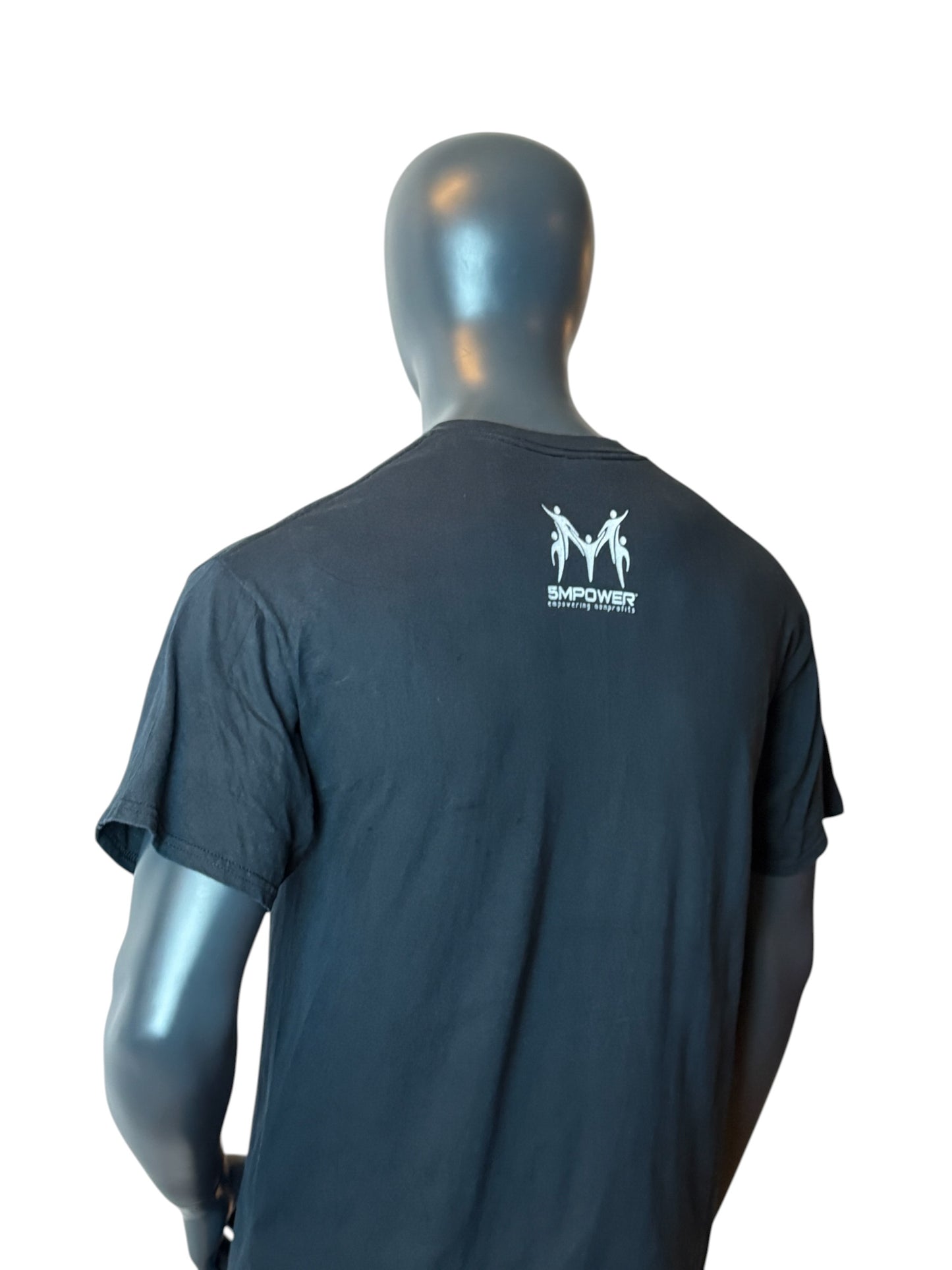 Cougars 4 Cancer T Shirt Black Graphic Print Retro Vintage Look Size L