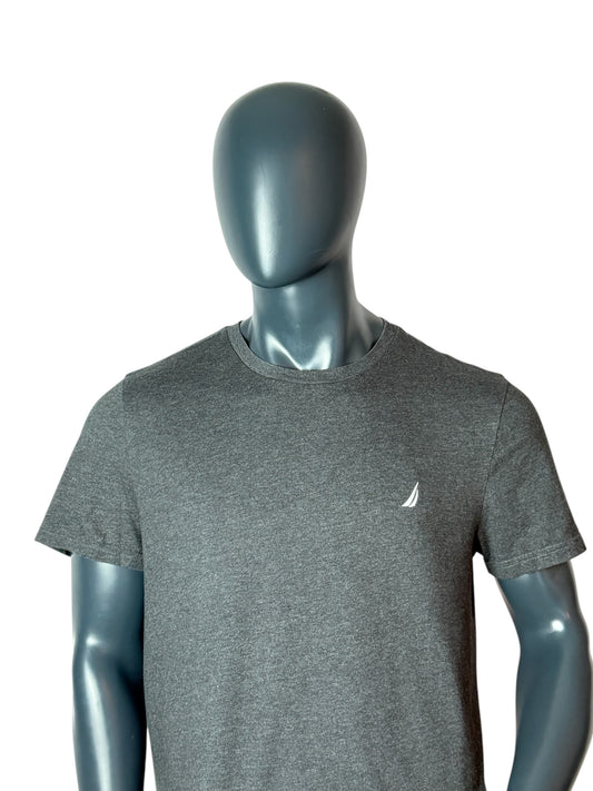 Nautica Small Logo T Shirt Grey