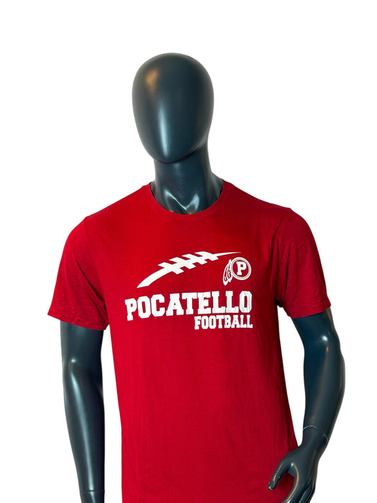 Pocatello Football Vintage T-Shirt Red