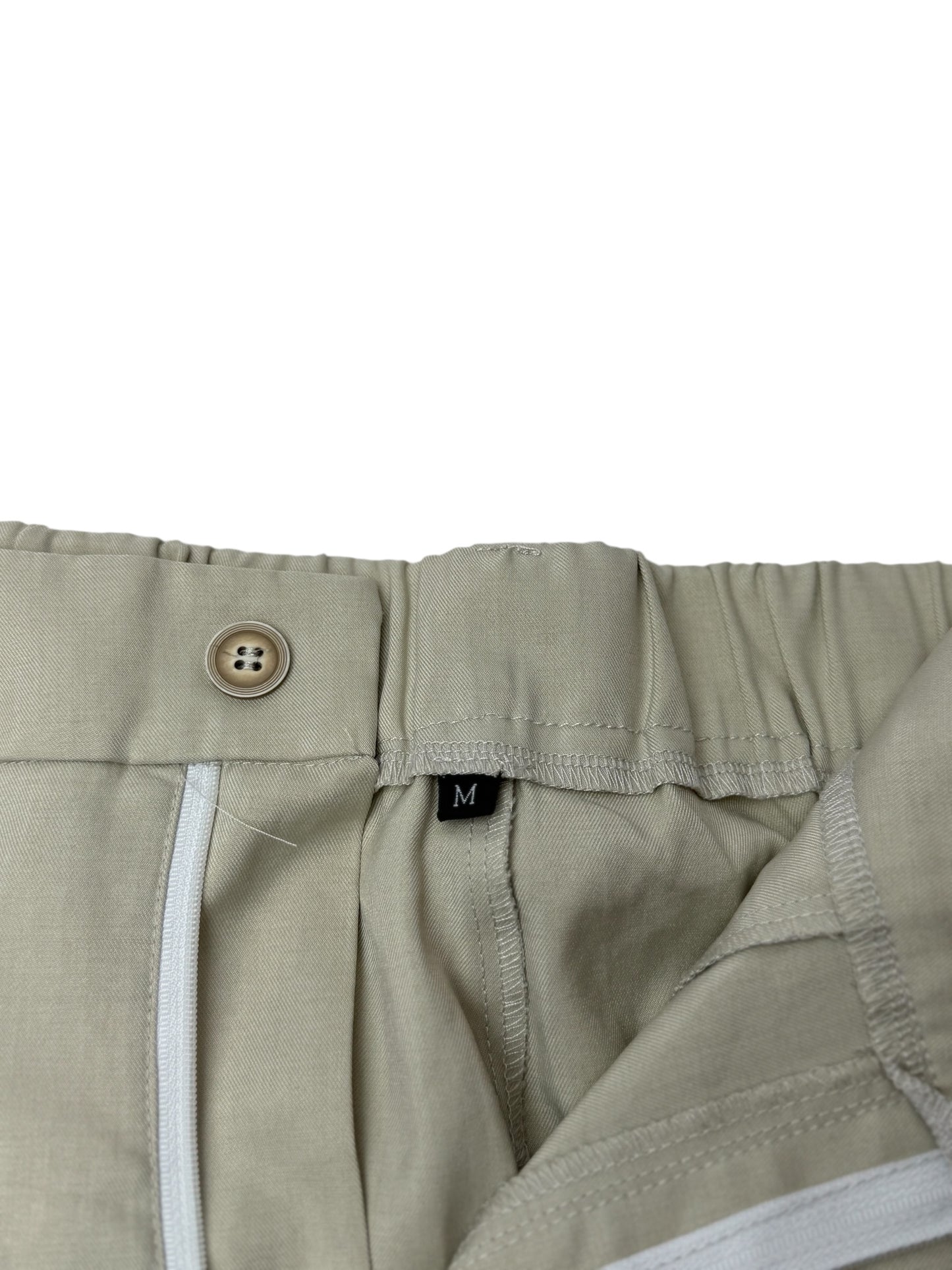 Herren Stoffhose Beige – Klassische Bundfaltenhose mit geradem Schnitt | Elegant & Zeitlos