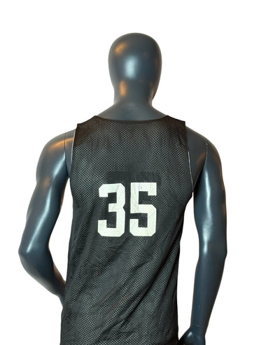 Débardeur en maille de sport Vintage Hillsboro pour jeune Noir #35 Taille M