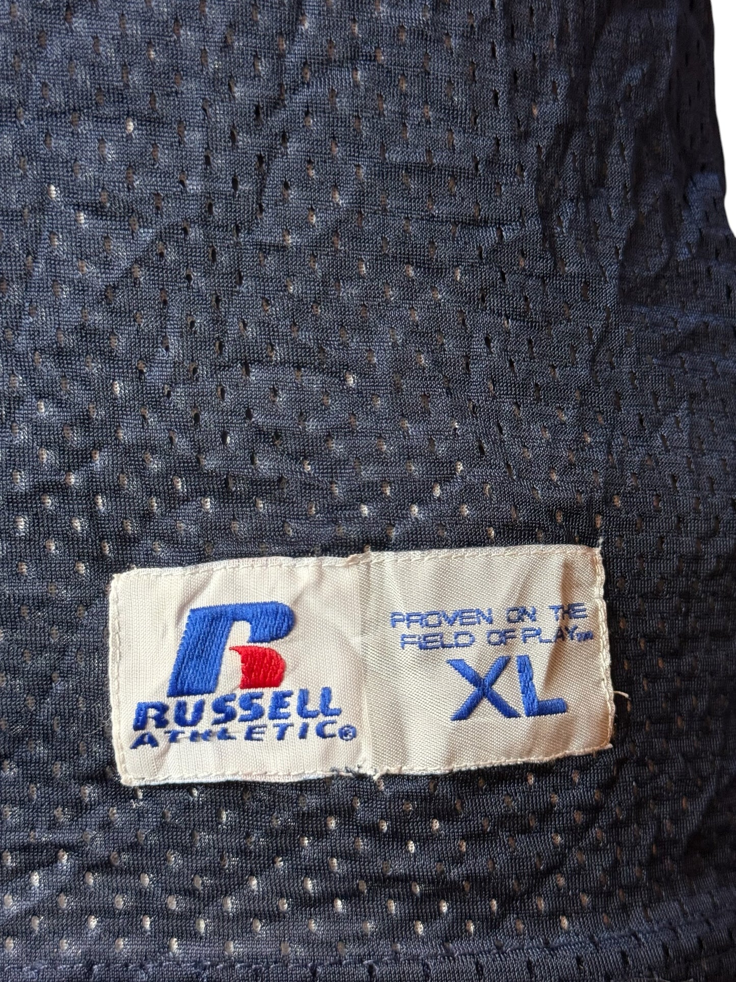 Vintage Russell Athletic Mesh Tank Top Navy Size XL fits M