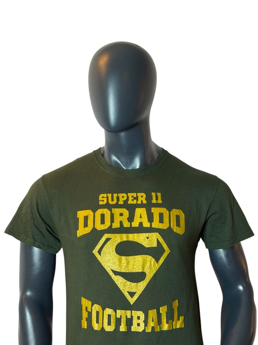 Vintage Dorado Football T Shirt Green Yellow