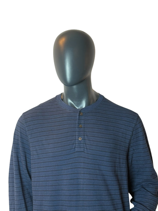 Vintage CHAPS Striped Longsleeve Henley