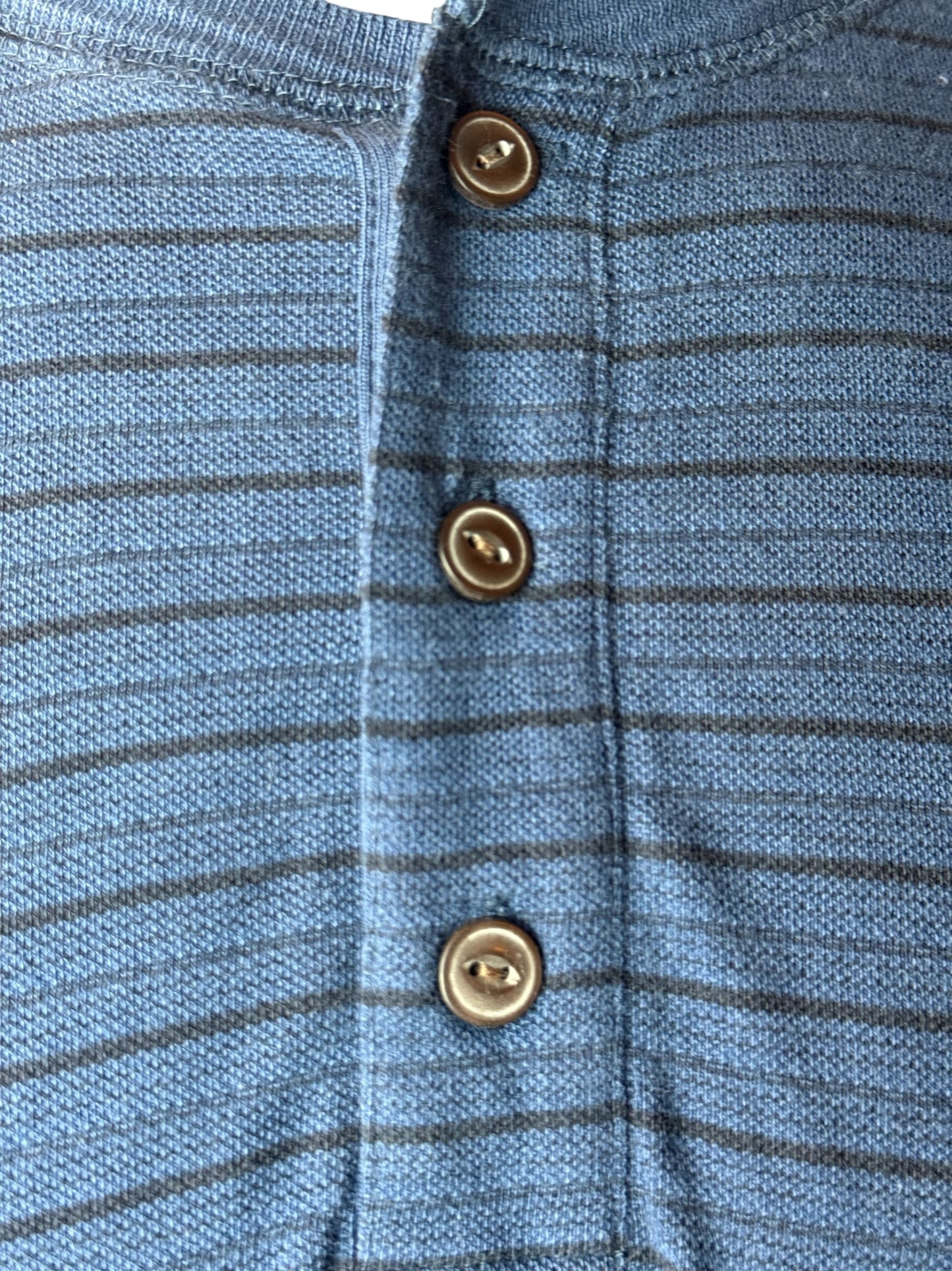 Vintage CHAPS Striped Longsleeve Henley – Size XL