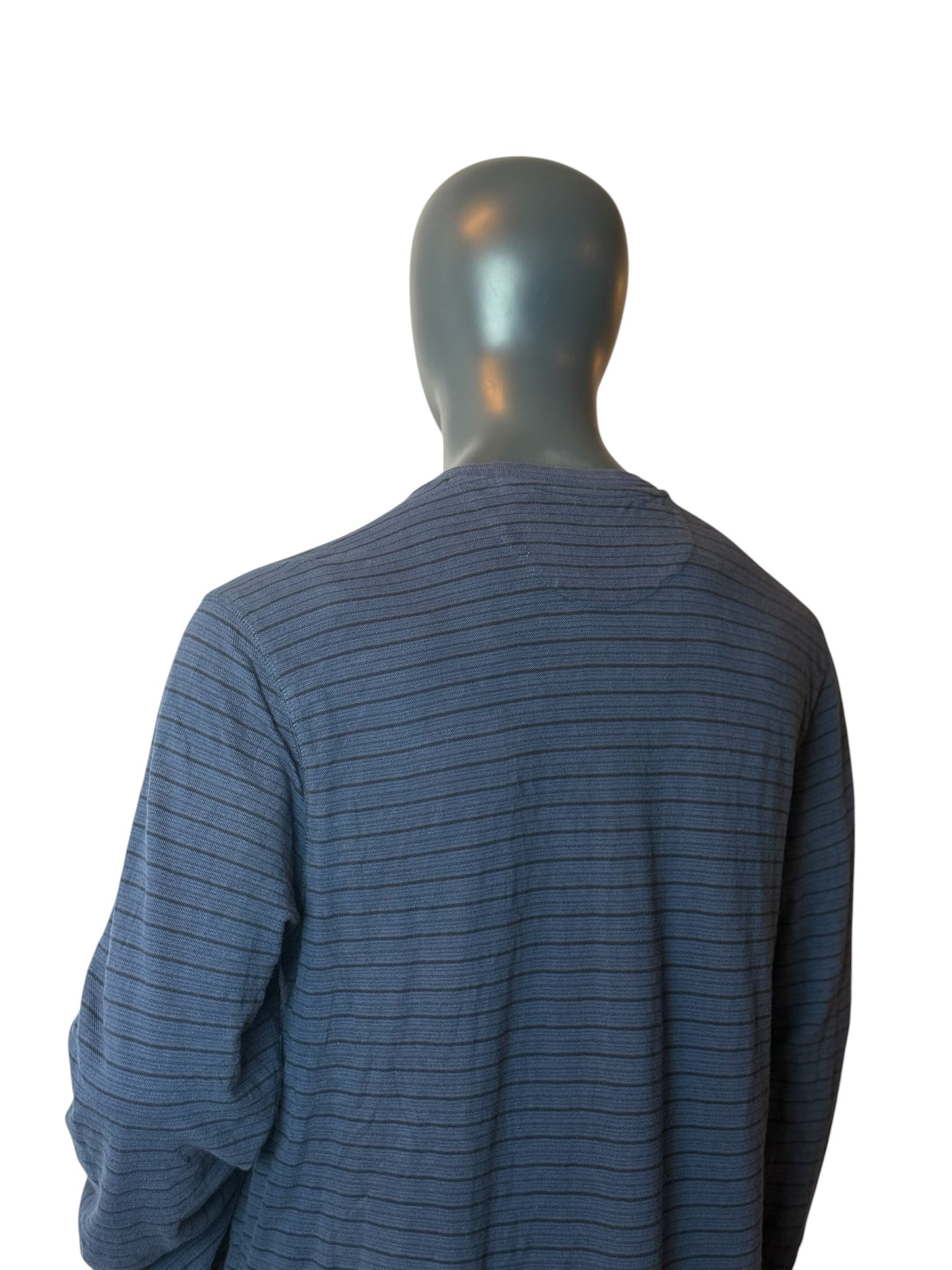 Vintage CHAPS Striped Longsleeve Henley – Size XL