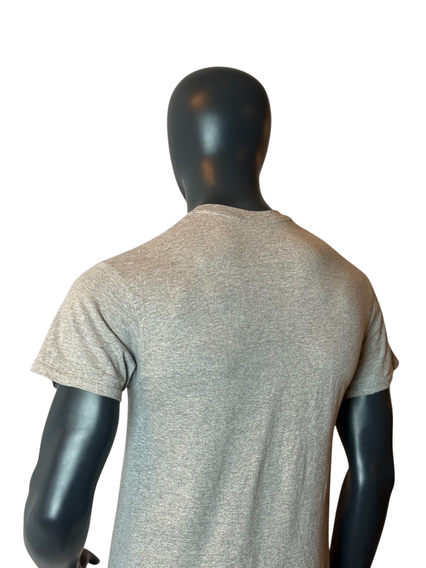 Jackie Strong 24 Basketball T-Shirt Vintage Style Grey Size M