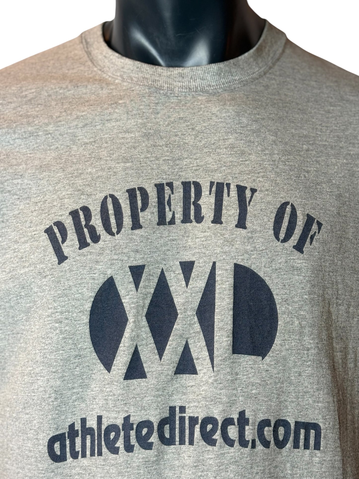 Vintage Athletic Direct “Property of XXL” T-Shirt Grey Size XXL