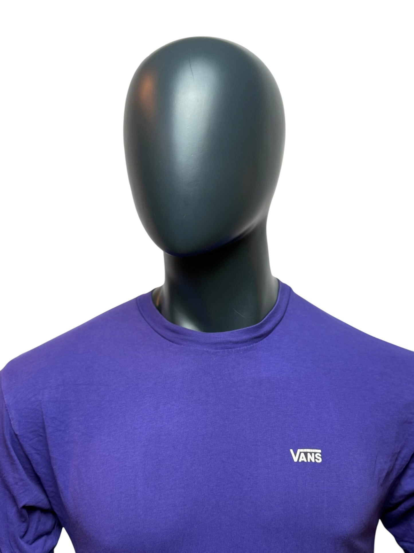 Vintage Vans T-Shirt, Lila, Retro Streetwear Basic Tee Size M