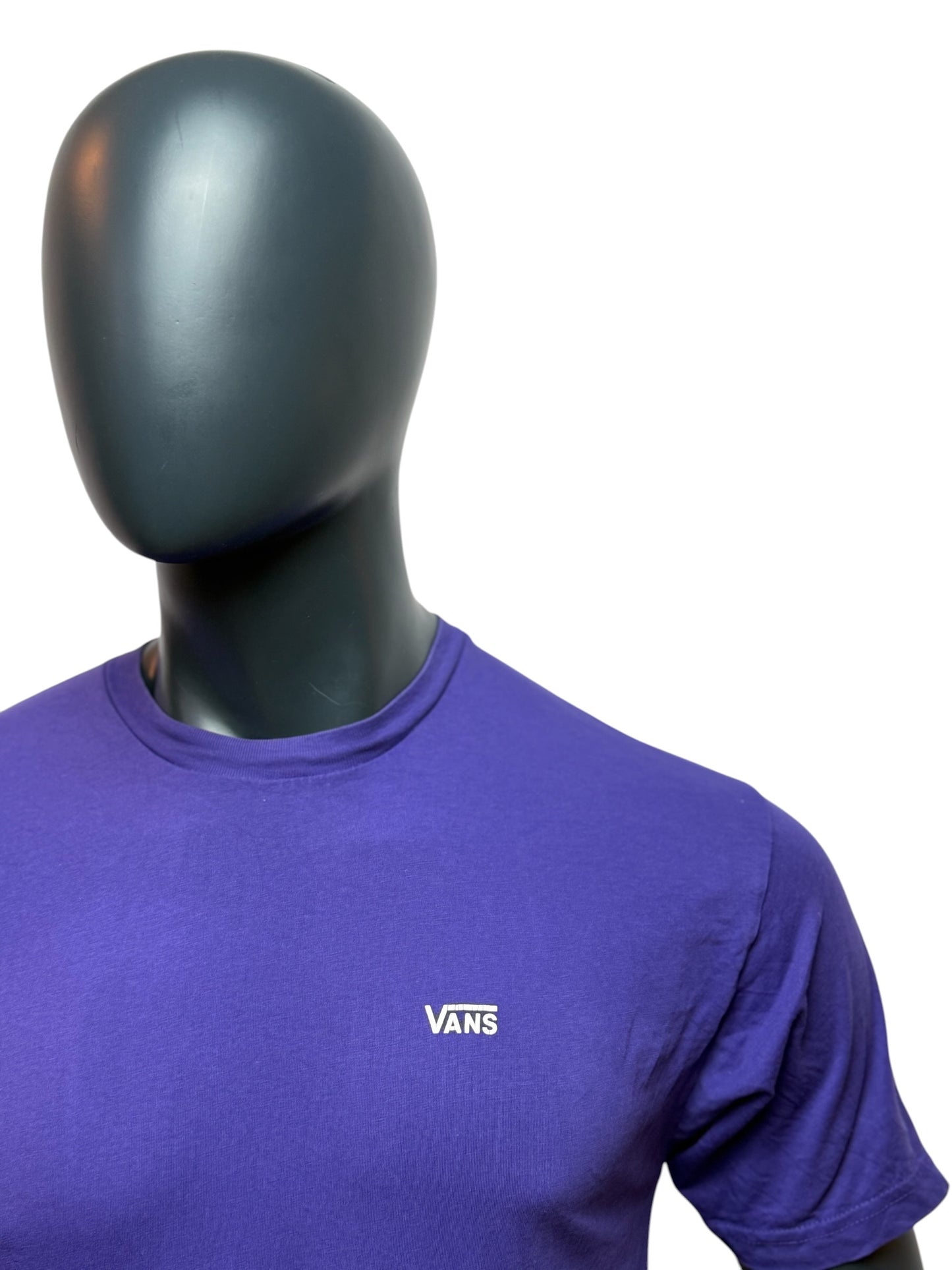 Vintage Vans T-Shirt, Lila, Retro Streetwear Basic Tee Size M
