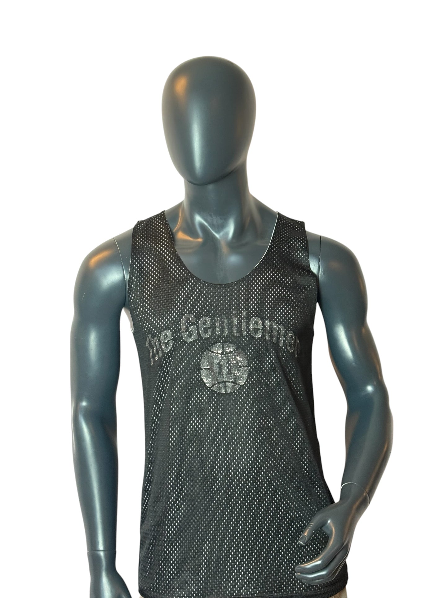The Gentlemen Basketball Mesh Jersey Vintage Black Number 11 Tom Size L