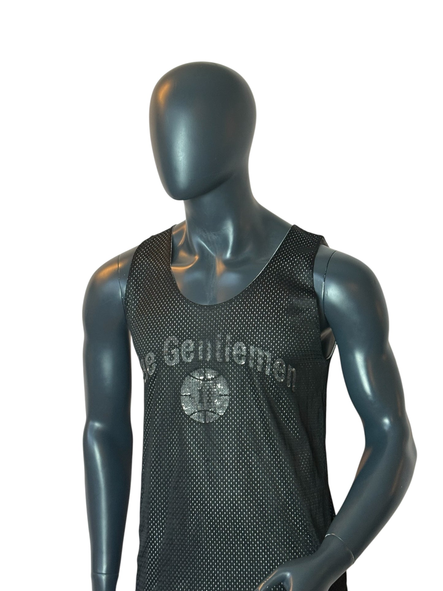 The Gentlemen Basketball Mesh Jersey Vintage Black Number 11 Tom Size L