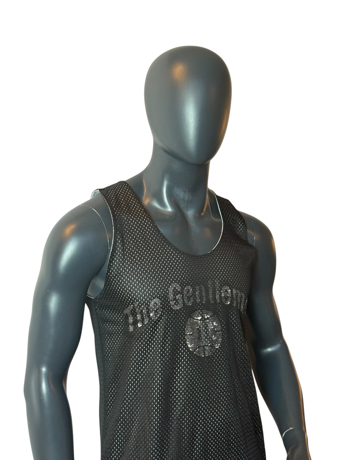 The Gentlemen Basketball Mesh Jersey Vintage Black Number 11 Tom Size L