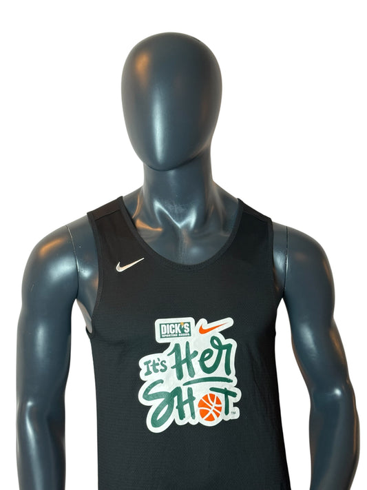 Vintage Nike Reversible Basketball Jersey Black White Its Her Shot