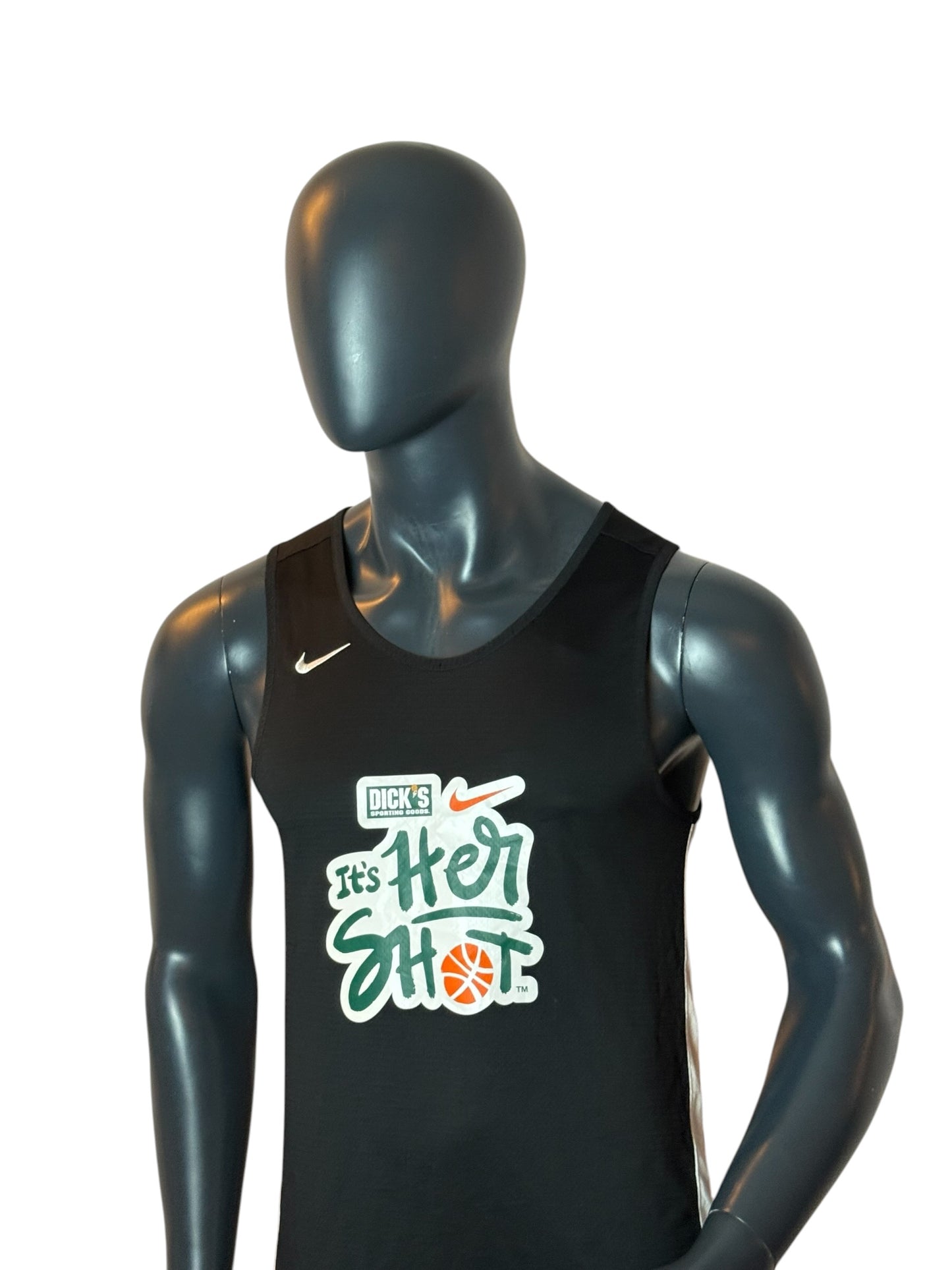 Vintage Nike Reversible Basketball Jersey Black White Its Her Shot Size S