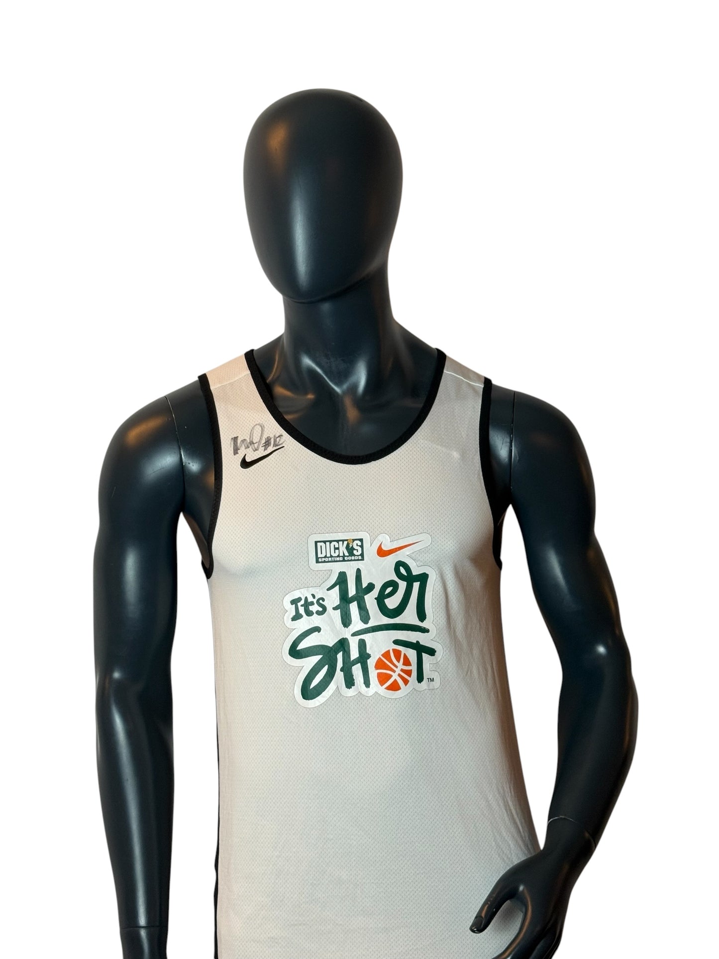 Vintage Nike Reversible Basketball Jersey Black White Its Her Shot Size S