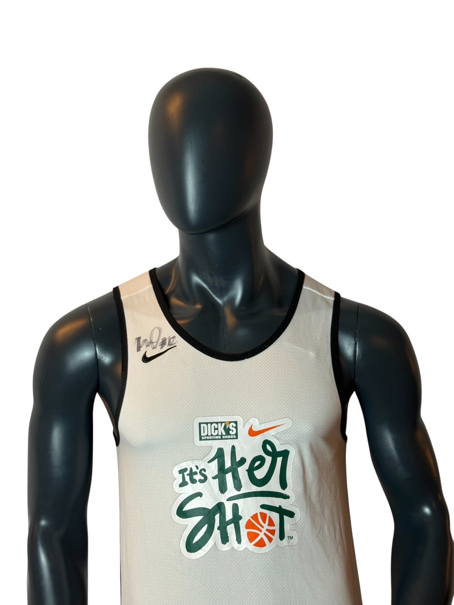 Vintage Nike Reversible Basketball Jersey Black White Its Her Shot Size S