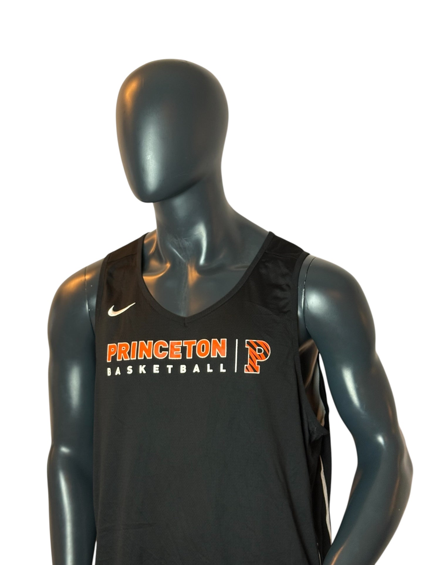 Maillot réversible de basket Nike Princeton XXL Vintage Rétro 2 en 1 Noir & Blanc