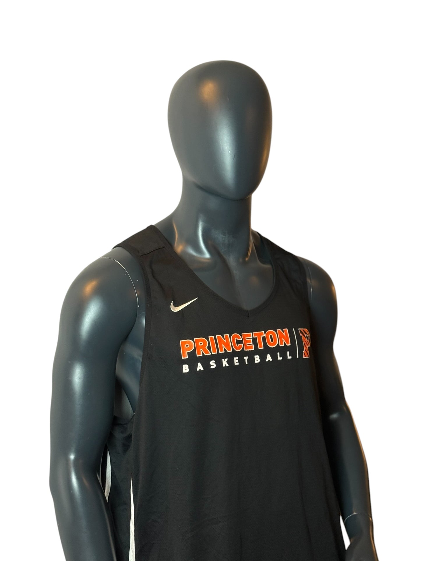 Maillot réversible de basket Nike Princeton XXL Vintage Rétro 2 en 1 Noir & Blanc