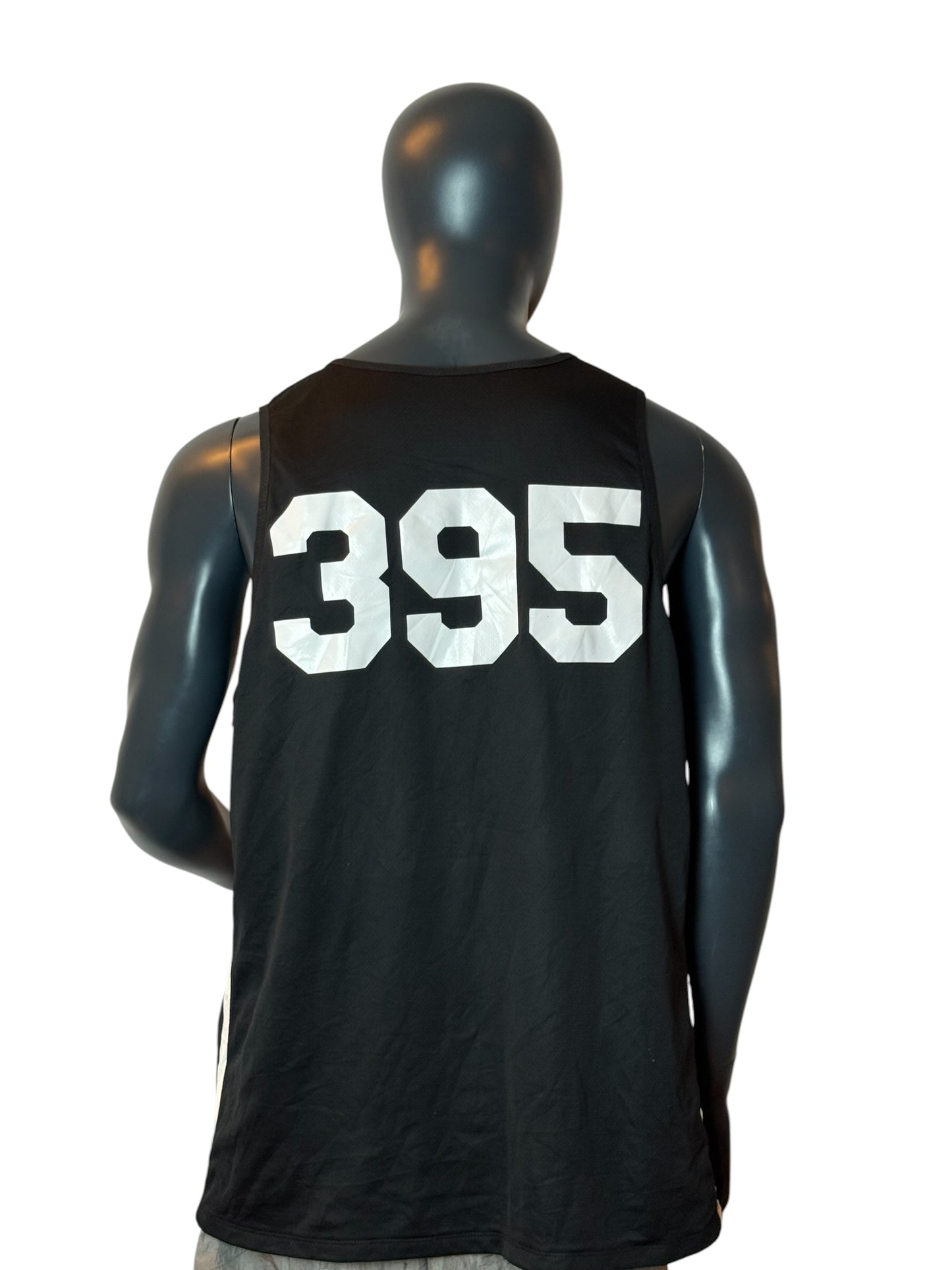 Maillot réversible de basket Nike Princeton XXL Vintage Rétro 2 en 1 Noir & Blanc