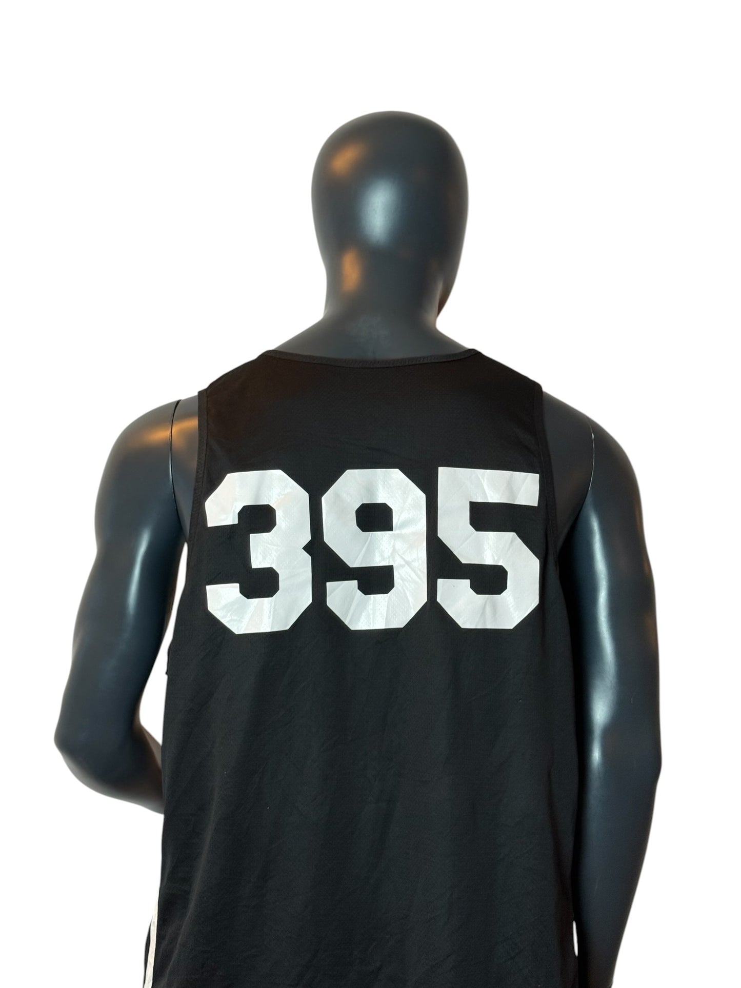 Maillot réversible de basket Nike Princeton XXL Vintage Rétro 2 en 1 Noir & Blanc
