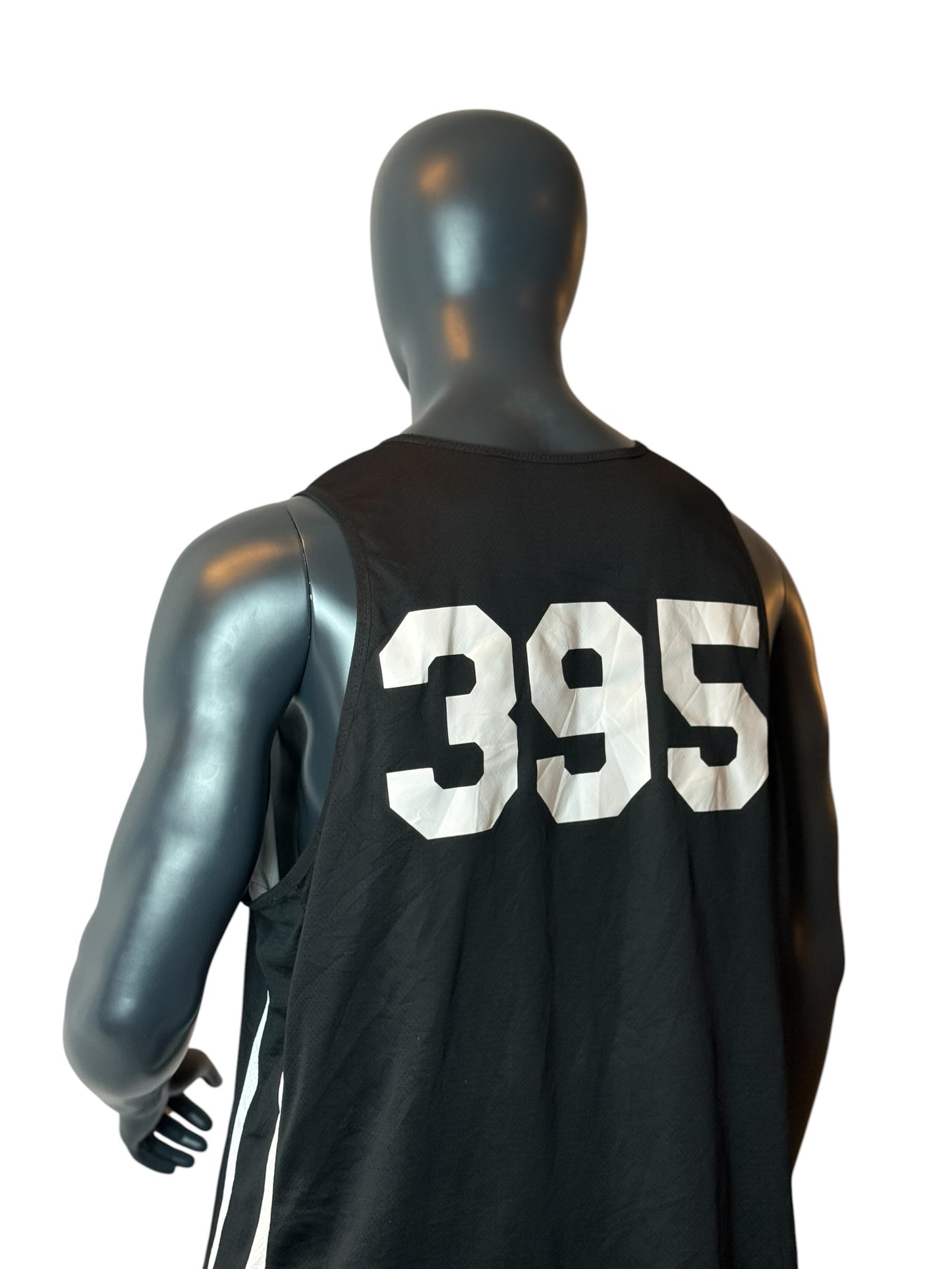 Maillot réversible de basket Nike Princeton XXL Vintage Rétro 2 en 1 Noir & Blanc