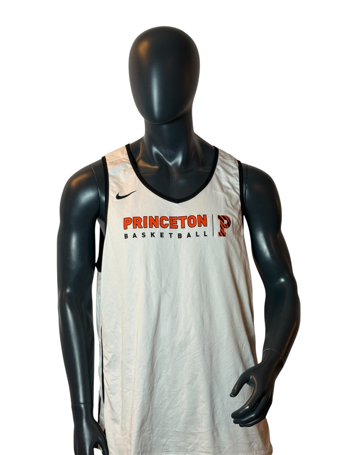Maillot réversible de basket Nike Princeton XXL Vintage Rétro 2 en 1 Noir & Blanc