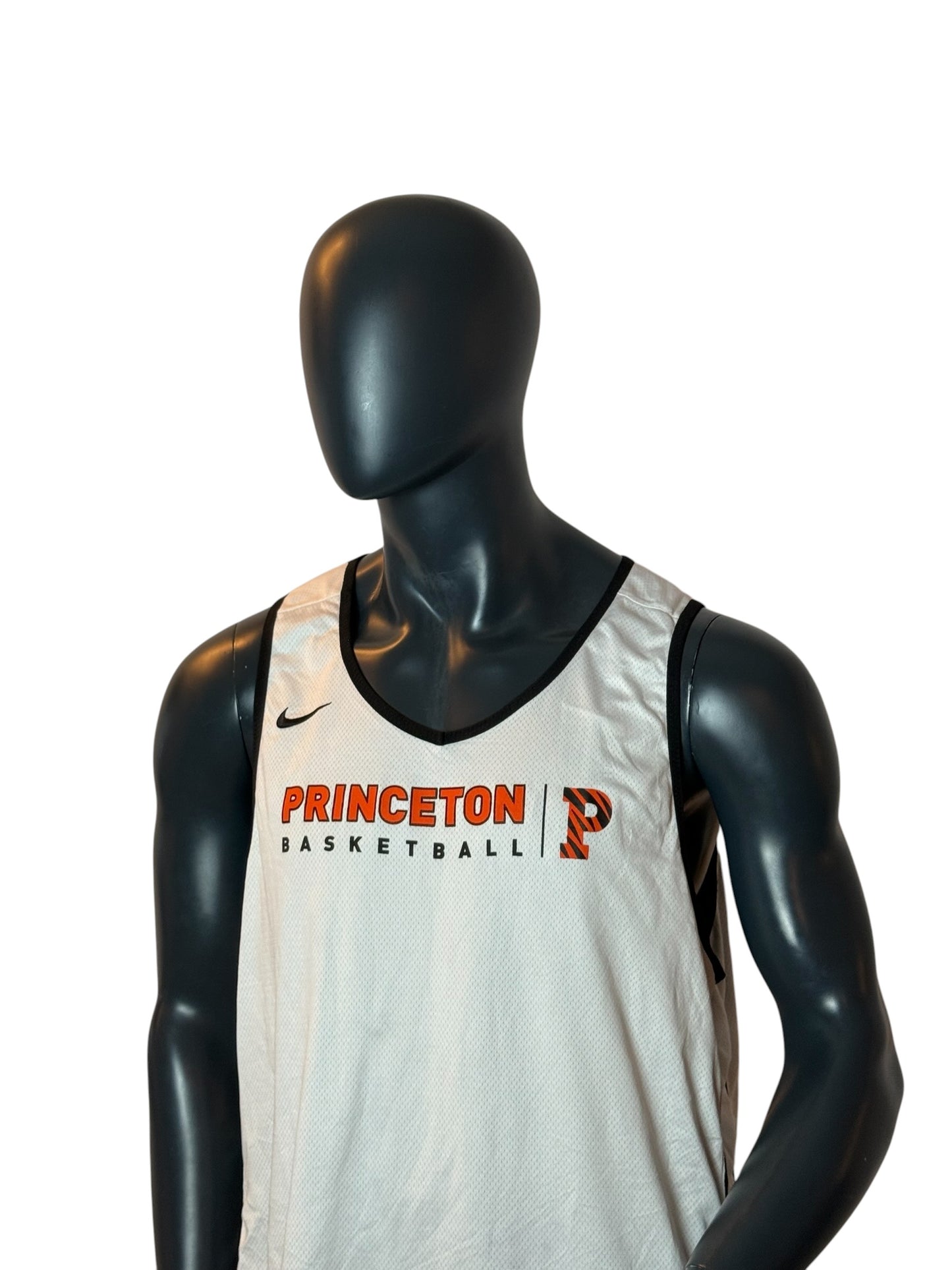 Maillot réversible de basket Nike Princeton XXL Vintage Rétro 2 en 1 Noir & Blanc