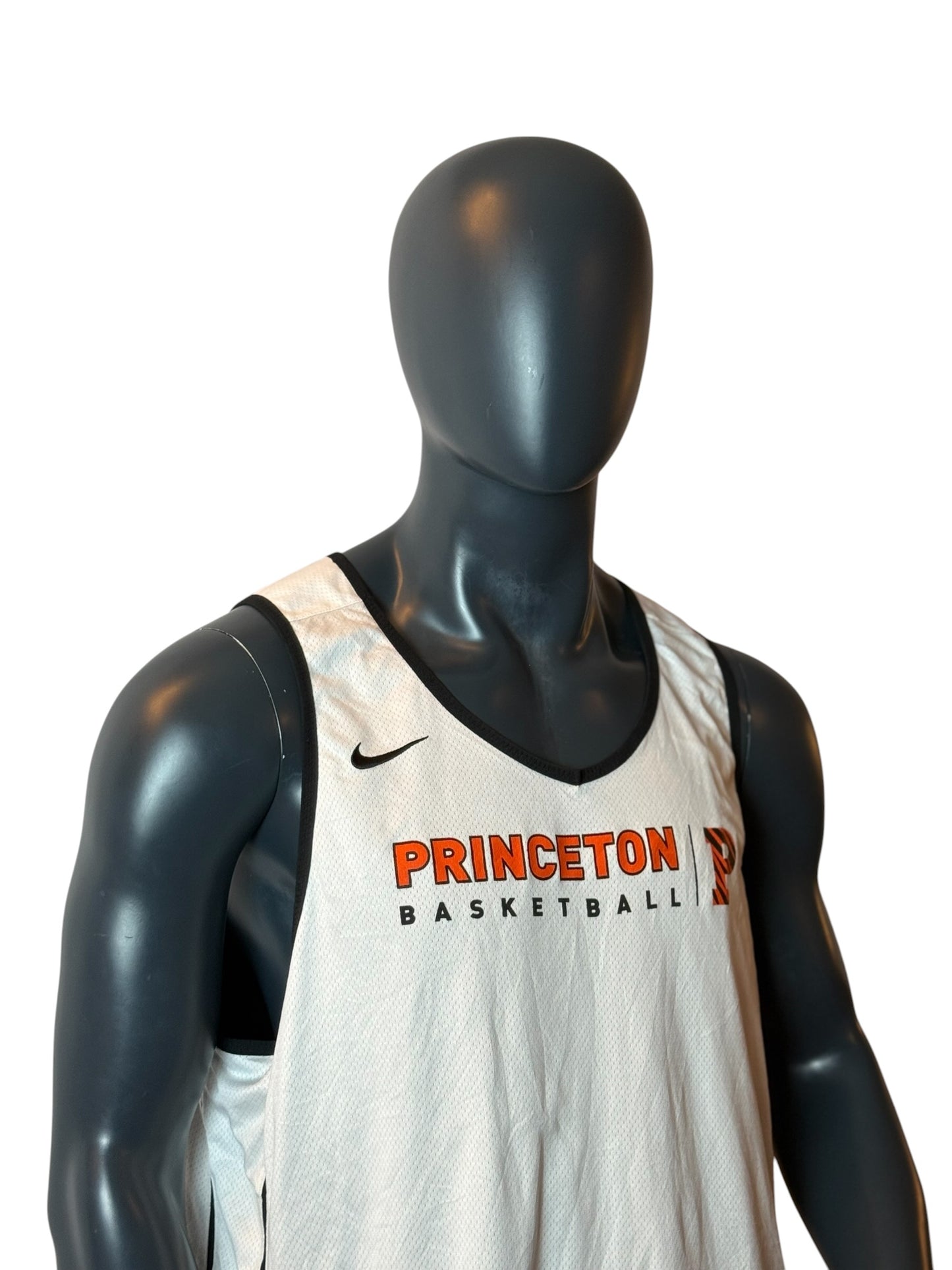 Maillot réversible de basket Nike Princeton XXL Vintage Rétro 2 en 1 Noir & Blanc