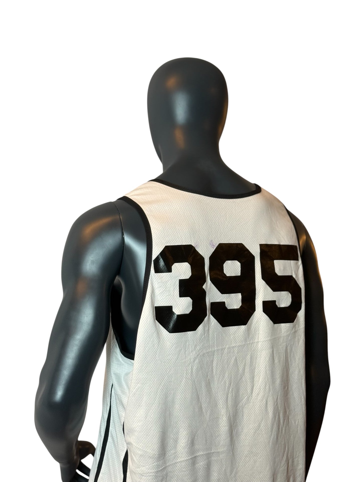 Maillot réversible de basket Nike Princeton XXL Vintage Rétro 2 en 1 Noir & Blanc
