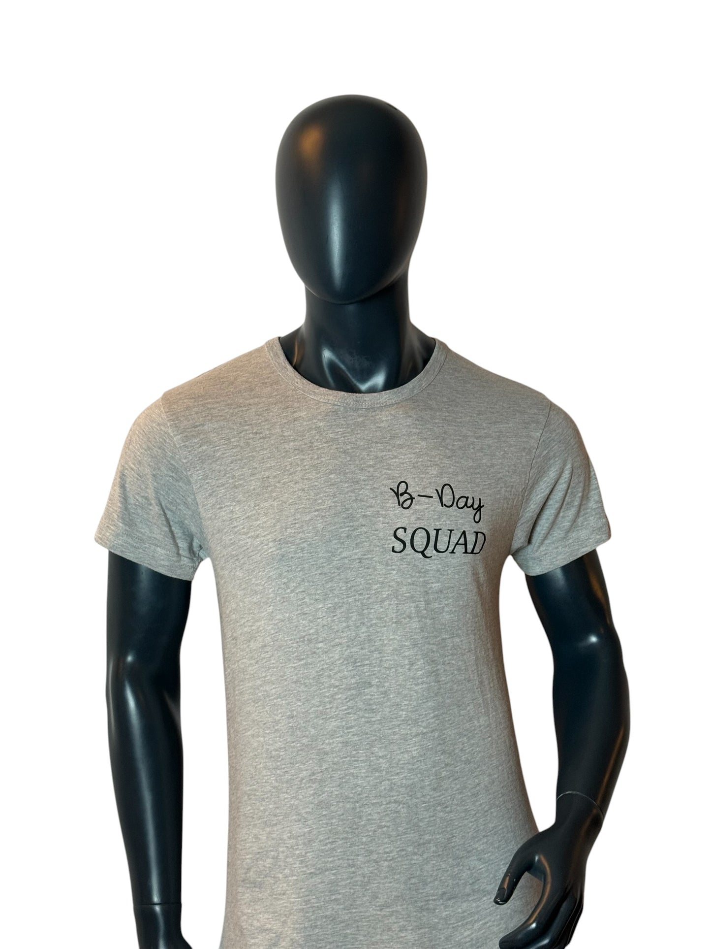 B-Day Squad Minimal T-Shirt Grey Size M