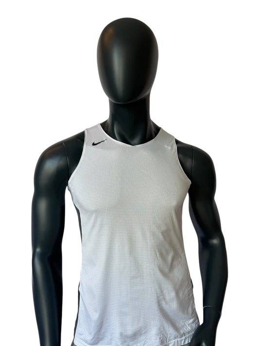 Nike Vintage Tank Top White Black Retro Sportswear Essential Size M/L