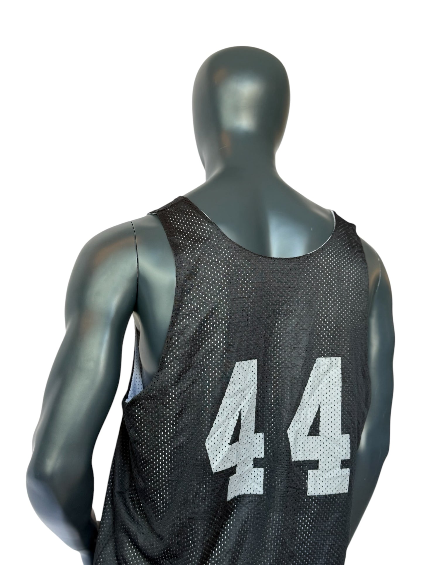 Vintage Warhawk Basketball Reversible Jersey Double Face Retro College Style Black/White Size M